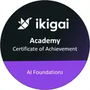 Odznak Ikigai Academy – AI Foundations